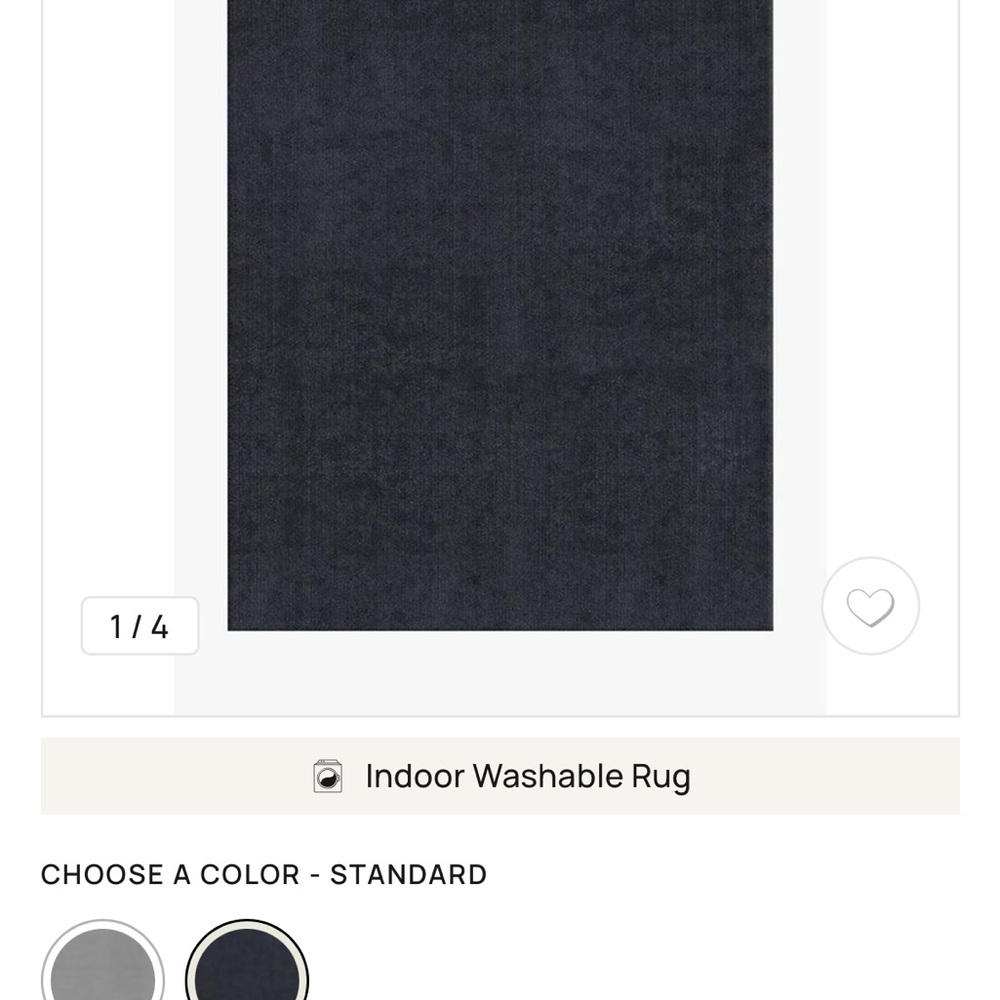 Ruggable Standard Rug Pad for Washable Rug Cover 6x9